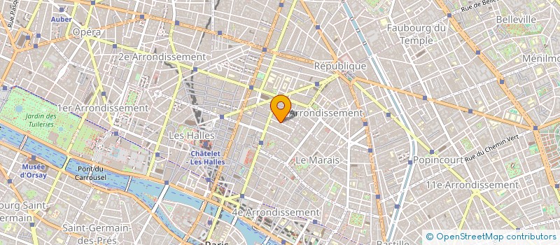 localisation de l'entreprise VIDA à PARIS