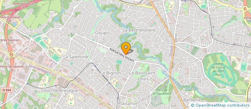 localisation de l'entreprise VIDA BOA à ORVAULT