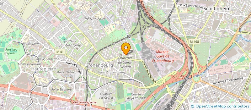 localisation de l'entreprise VIDA BONA, ASSOCIATION INTERNATIONALE D'ART ET DEVELOPPEMENT HUMAIN à STRASBOURG