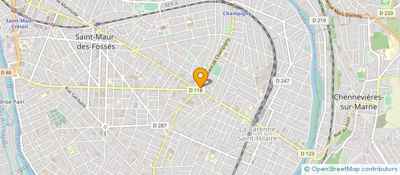 localisation de l'entreprise VIDA LOCA TATTOO à SAINT-MAUR-DES-FOSSES