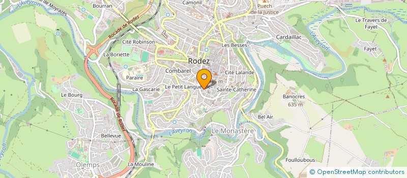 localisation de l'entreprise VIDADE  RODEZ