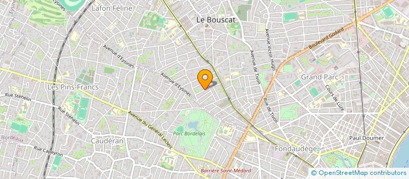 localisation de l'entreprise VIDAFARE  LE BOUSCAT