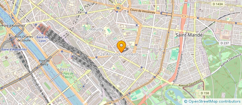 localisation de l'entreprise VIDAL 12  PARIS