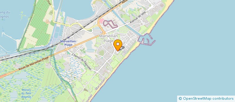 localisation de l'entreprise VIDAL  MARSEILLAN