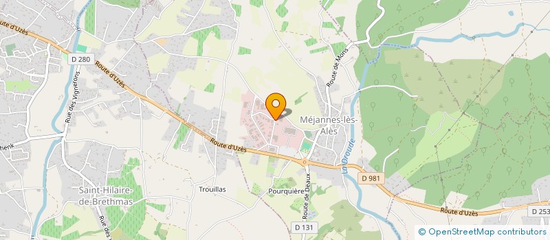 localisation de l'entreprise VIDAL ALU FRANCE à MEJANNES-LES-ALES
