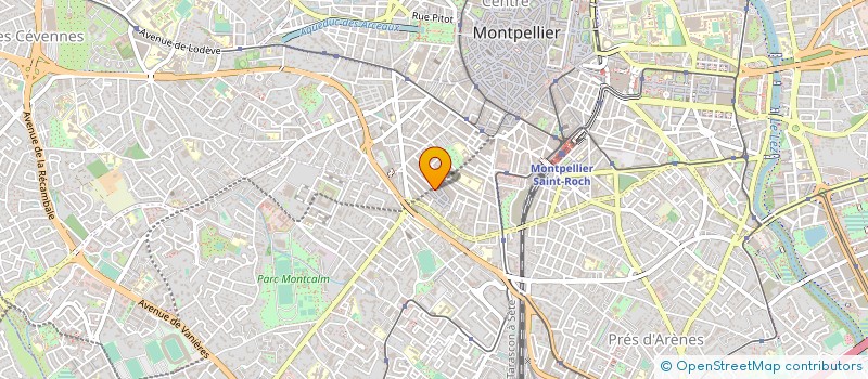 localisation de l'entreprise VIDAL AUTOMOBILE à MONTPELLIER