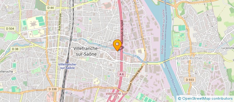 localisation de l'entreprise VIDAL DISTRIBUTION à VILLEFRANCHE-SUR-SAONE