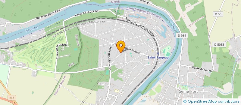 localisation de l'entreprise VIDAL ET CIE PALACE BL MESNIL  SAINT-FARGEAU-PONTHIERRY