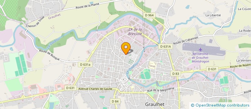 localisation de l'entreprise VIDAL ET COMPAGNIE à GRAULHET