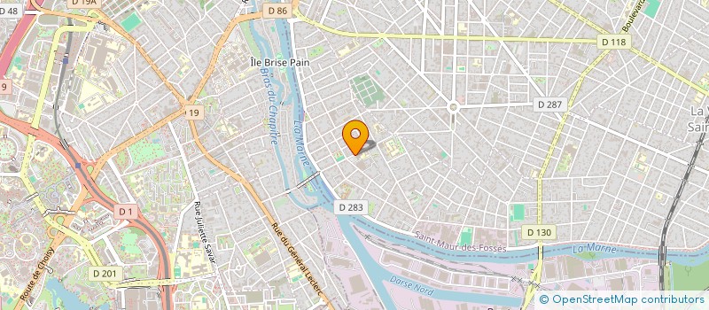 localisation de l'entreprise VIDAL ET FILS à SAINT-MAUR-DES-FOSSES