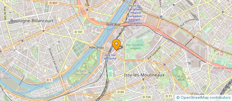 localisation de l'entreprise VIDAL FRANCE à ISSY-LES-MOULINEAUX
