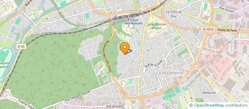 localisation de l'entreprise VIDAL FRUITS  EVREUX