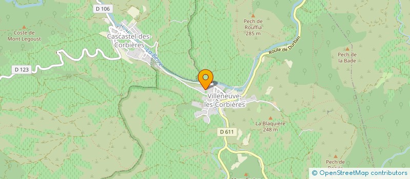 localisation de l'entreprise VIDAL-GONZALEZ  VILLENEUVE-LES-CORBIERES