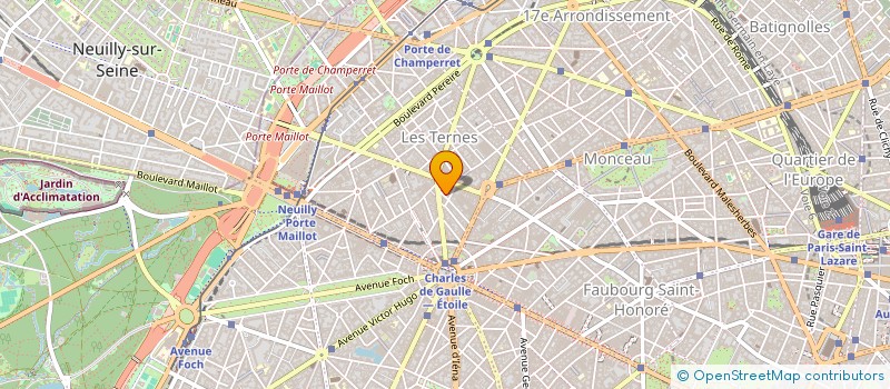 localisation de l'entreprise VIDAL IMMO à NEUILLY-SUR-SEINE