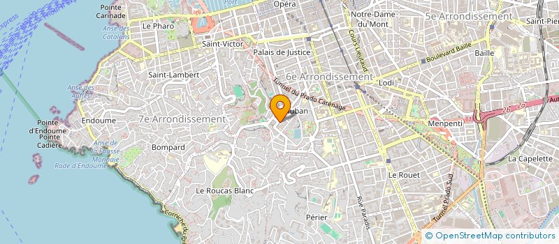 localisation de l'entreprise VIDAL INC  MARSEILLE