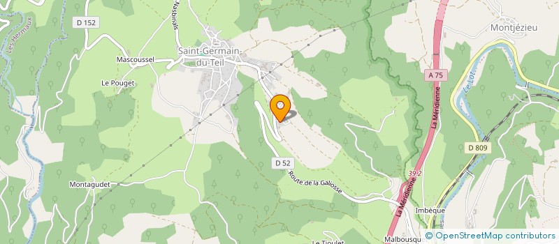 localisation de l'entreprise VIDAL INVEST  SAINT-GERMAIN-DU-TEIL