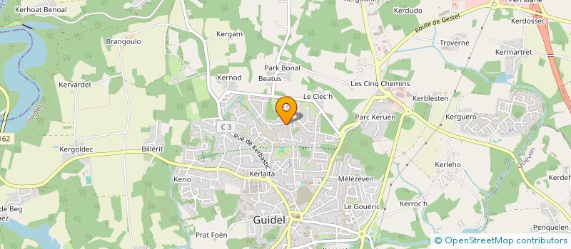 localisation de l'entreprise VIDAL-JACOB  GUIDEL