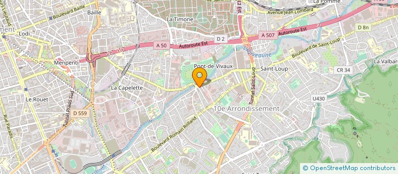 localisation de l'entreprise VIDAL MANEGAT HABITAT à MARSEILLE