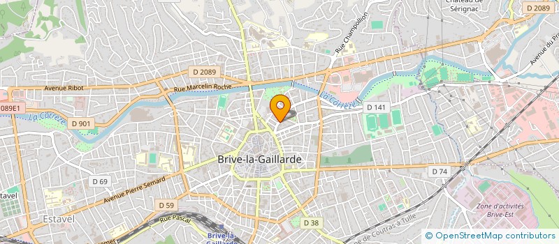 localisation de l'entreprise VIDAL SBL BRIVE  BRIVE-LA-GAILLARDE