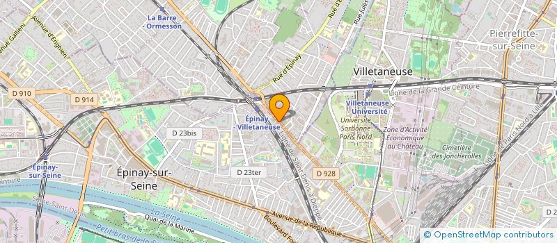 localisation de l'entreprise VIDAL TRANS SERVICE à EPINAY-SUR-SEINE