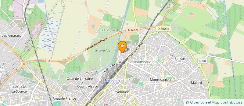 localisation de l'entreprise VIDAL VALUATION  NARBONNE