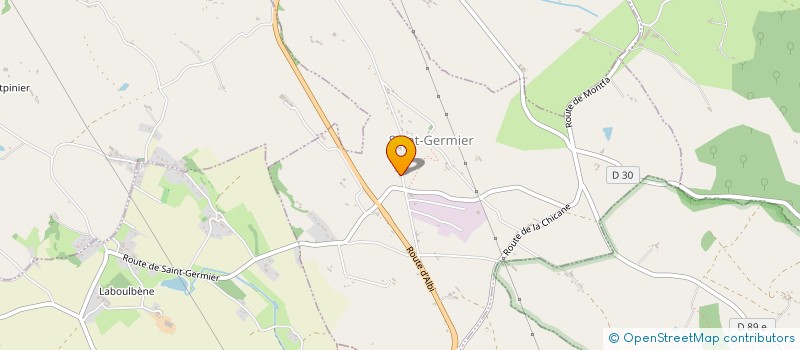 localisation de l'entreprise VIDAL VINCENT SASU  SAINT-GERMIER