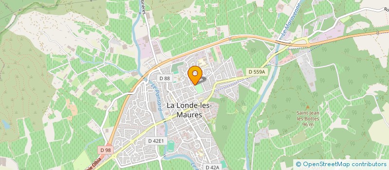 localisation de l'entreprise VIDAL VP  LA LONDE-LES-MAURES