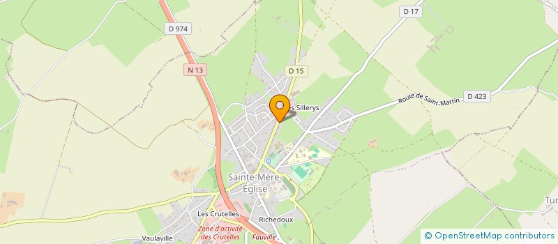 localisation de l'entreprise VIDALEX 50 SME  SAINTE-MERE-EGLISE