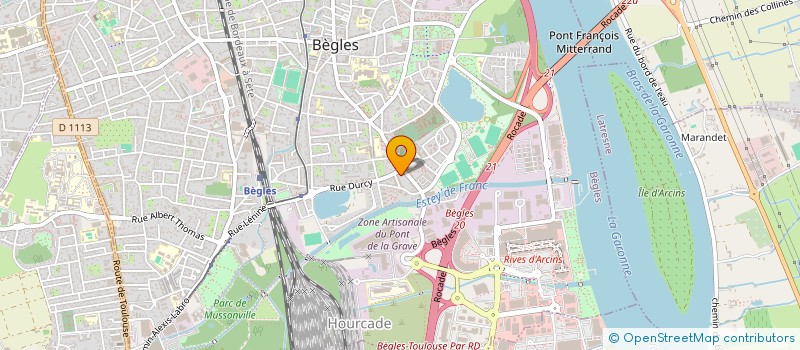 localisation de l'entreprise VIDALIES SA à BEGLES