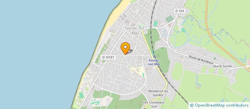 localisation de l'entreprise VIDALIES TEYSSIER  SOULAC-SUR-MER