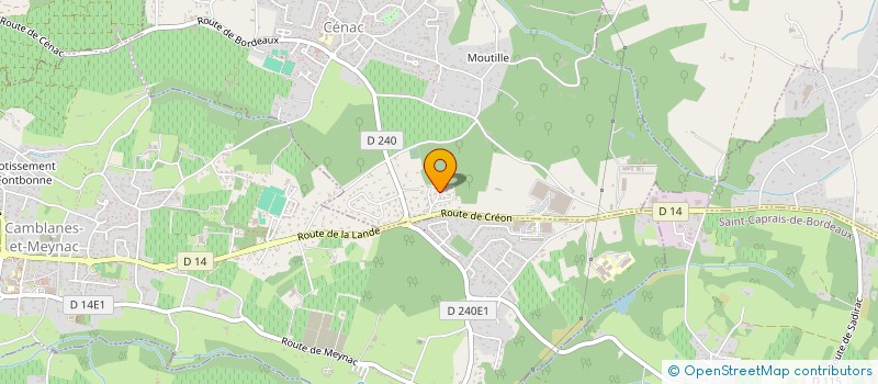 localisation de l'entreprise VIDALLIANCE  CENAC