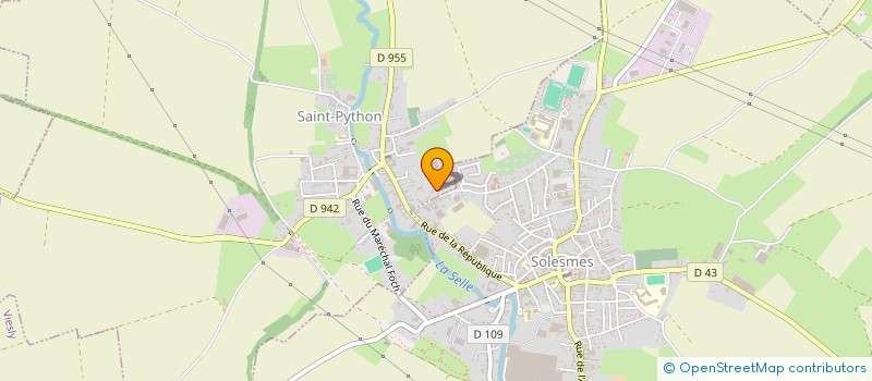 localisation de l'entreprise VIDALMON à SAINT-PYTHON