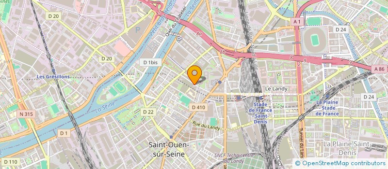 localisation de l'entreprise VIDALOT GESTION  SAINT-DENIS