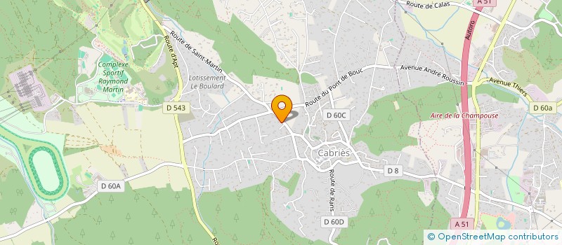 localisation de l'entreprise VIDALUSA  CABRIES