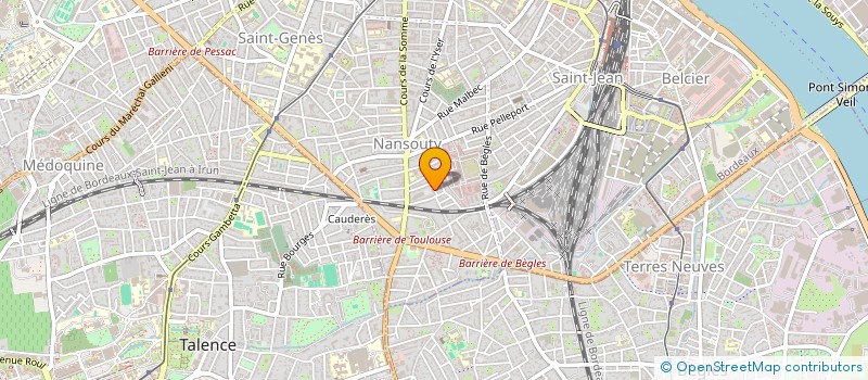 localisation de l'entreprise VIDANEUF à BORDEAUX