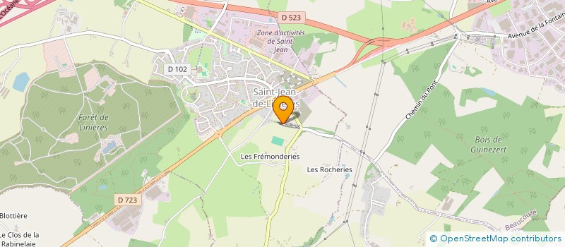 localisation de l'entreprise VIDANGE ANGEVINE OUEST à SAINT-GEORGES-SUR-LOIRE