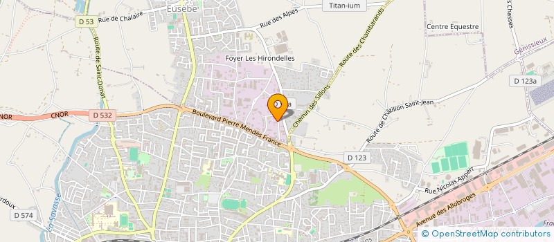 localisation de l'entreprise VIDANGE ASSAINISSEMENT TRAVAUX à MOURS-SAINT-EUSEBE