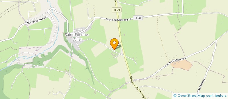localisation de l'entreprise VIDANGE DE LA CHEVALERIE à SAINT-ETIENNE-L'ALLIER