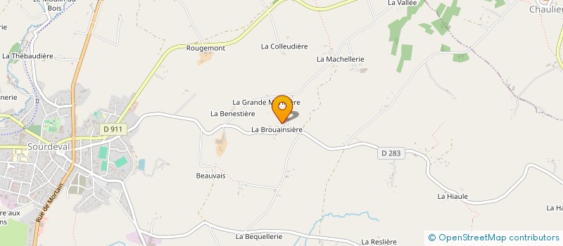 localisation de l'entreprise VIDANGE DE LA SEE à SOURDEVAL