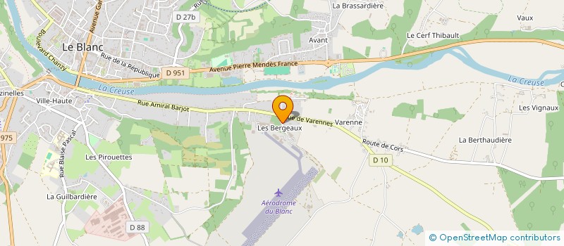 localisation de l'entreprise VIDANGE DU CYGNE à LE BLANC
