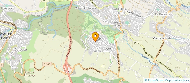 localisation de l'entreprise VIDANGE LES HAUTS à SAINT-PAUL