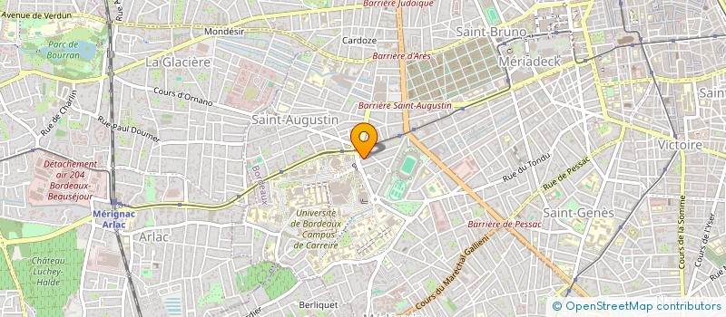 localisation de l'entreprise VIDANGES GIRONDINES à BORDEAUX