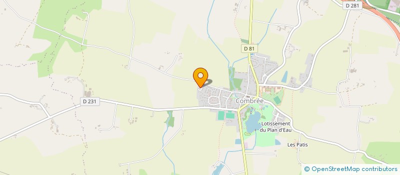 localisation de l'entreprise VIDAR INVEST à OMBREE D'ANJOU