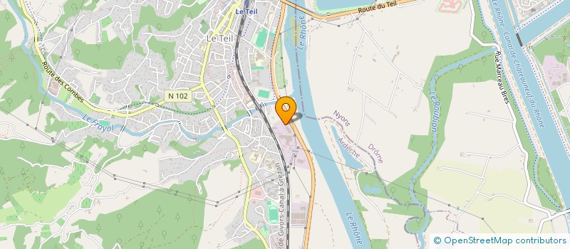 localisation de l'entreprise VIDAROTEIL  LE TEIL