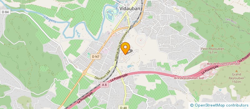 localisation de l'entreprise VIDAU88  VIDAUBAN