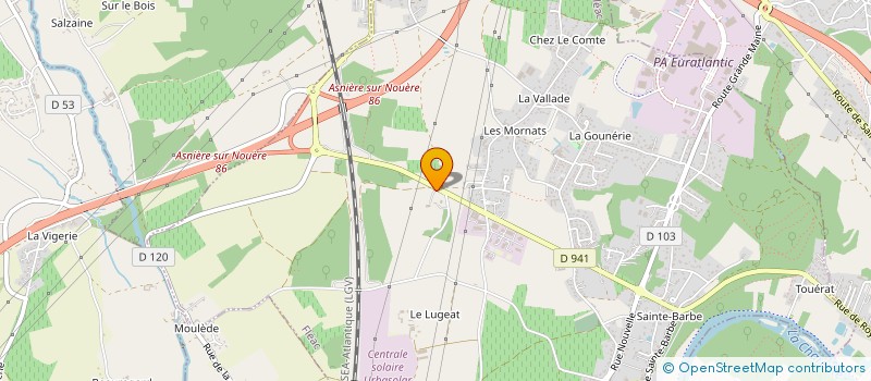 localisation de l'entreprise VIDAUD ALMEIDA à FLEAC
