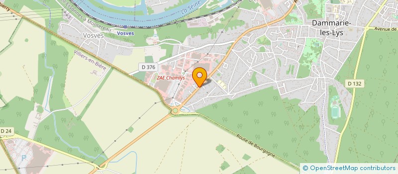 localisation de l'entreprise VIDEAL 77 à DAMMARIE-LES-LYS