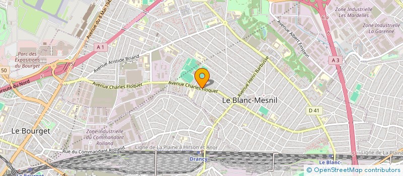 localisation de l'entreprise VIDECON ENVIRONNEMENT à LE BLANC-MESNIL