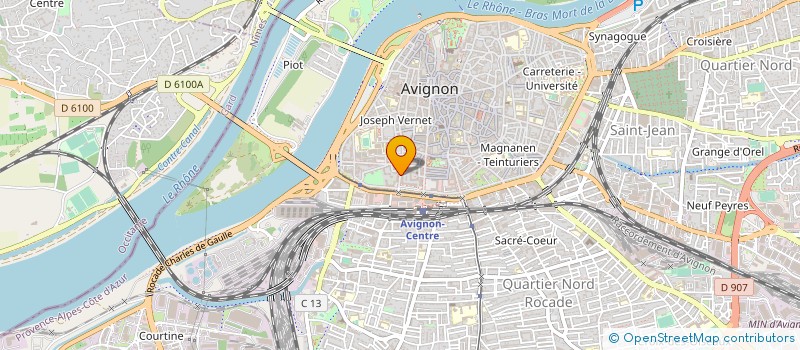 localisation de l'entreprise VIDEHOTELS  AVIGNON