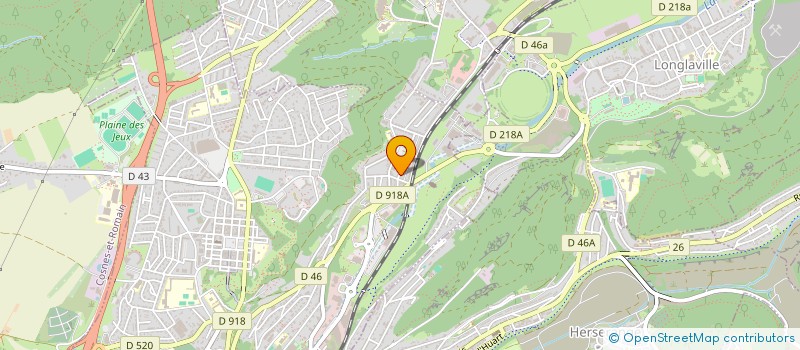 localisation de l'entreprise VIDEIRA à LONGWY